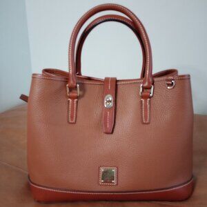 Dooney Perry Satchel Caramel color
